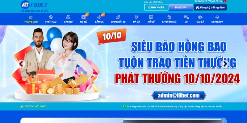 Sân chơi F8bet đỉnh cao và uy tín 